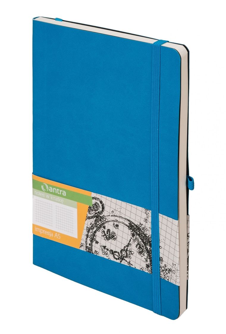 Notes Impresja, A5, kratka, jasno niebieski, 1 szt.