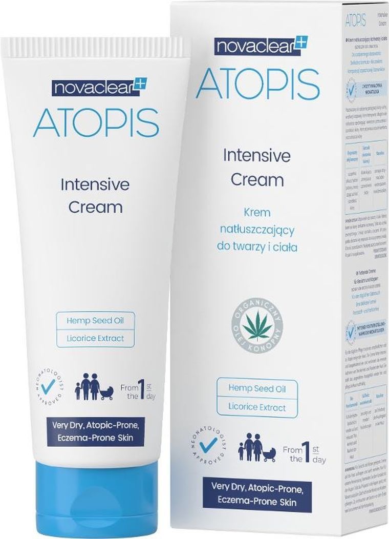 Novaclear, Atopis Intensive, krem natłuszczający do twarzy i ciała, 100 ml