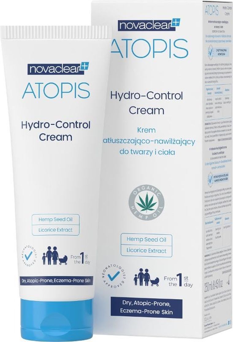 Novaclear, Atopis, krem natłuszczająco - nawilżajacy do twarzy i ciała, 250 ml