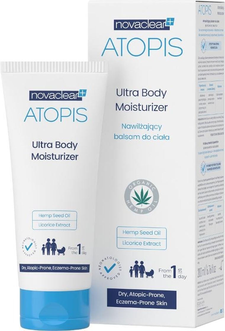 Novaclear, Atopis, nawilżający balsam do ciała, 200 ml
