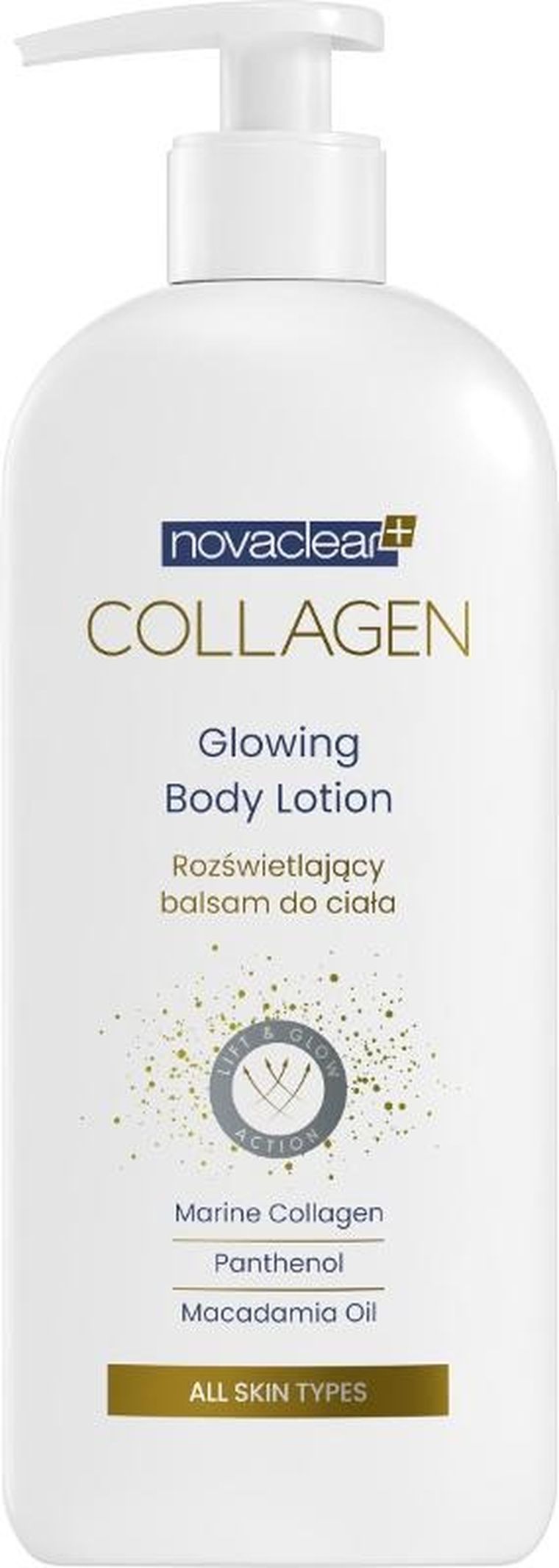Novaclear, Collagen, rozświetlający balsam do ciała, 180 ml