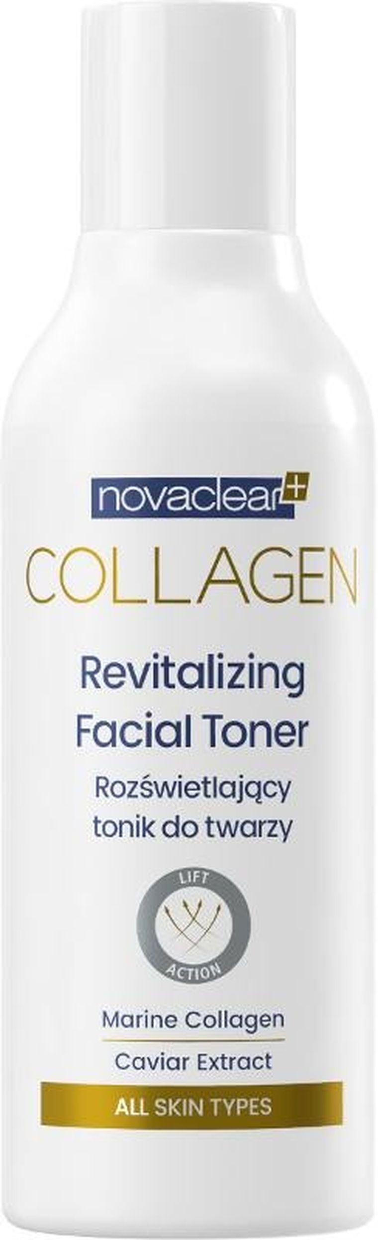 Novaclear, Collagen, rozświetlający tonik do twarzy, 100 ml