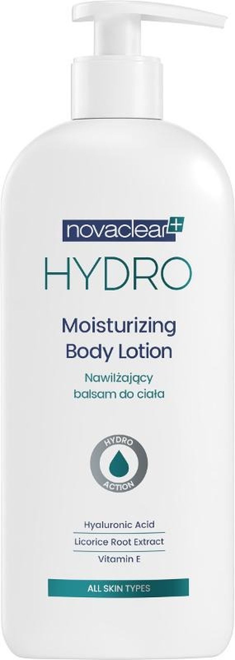 Novaclear, Hydro, nawilżający balsam do ciała, 500 ml