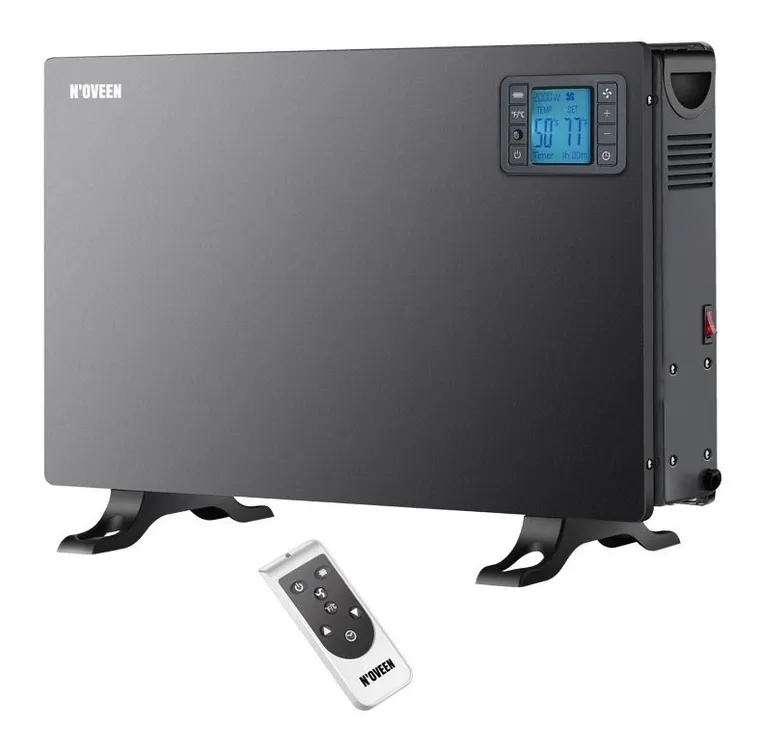 Noveen, grzejnik konwektorowy, CH7100 LCD Smart, Black