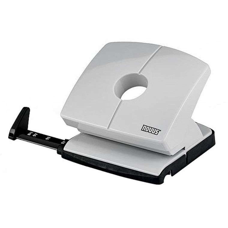 Novus, B220, dziurkacz, szary