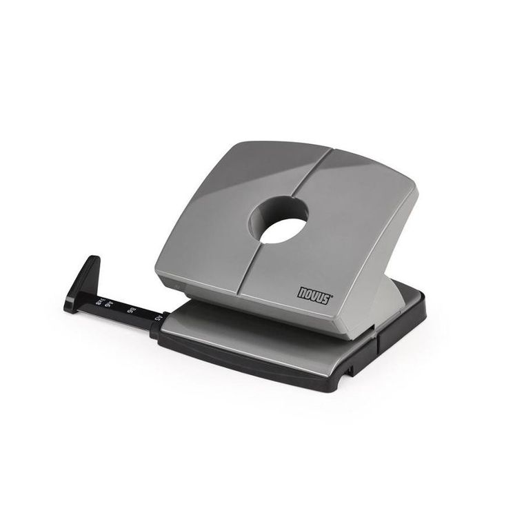 Novus, B220, dziurkacz, szary