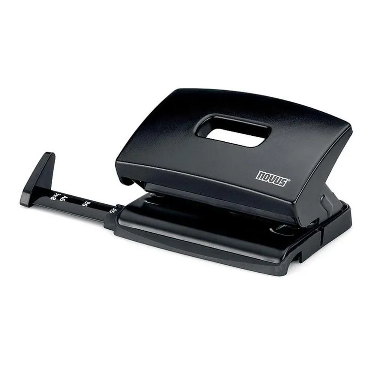 Novus, C216, dziurkacz, czarny