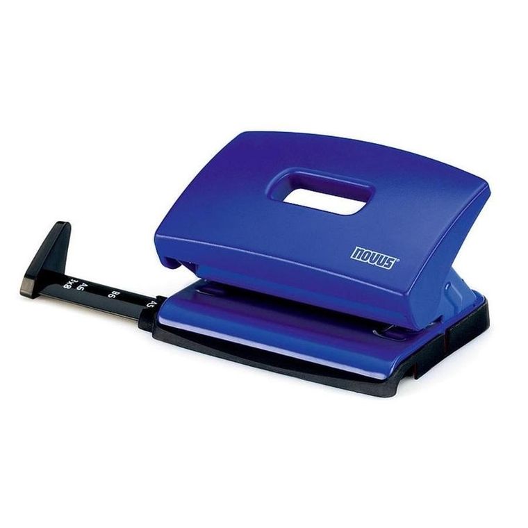 Novus, C216, dziurkacz, niebieski