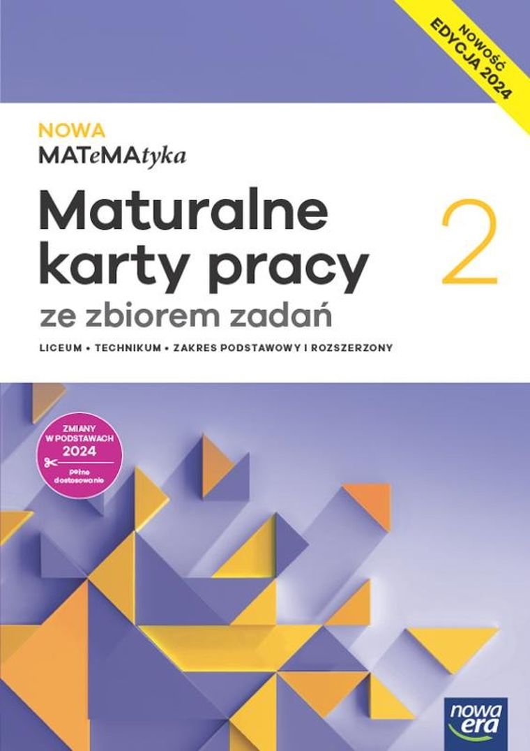 Nowa Matematyka 2. Maturalne. Karty pracy. Zakres rozszerzony 2025