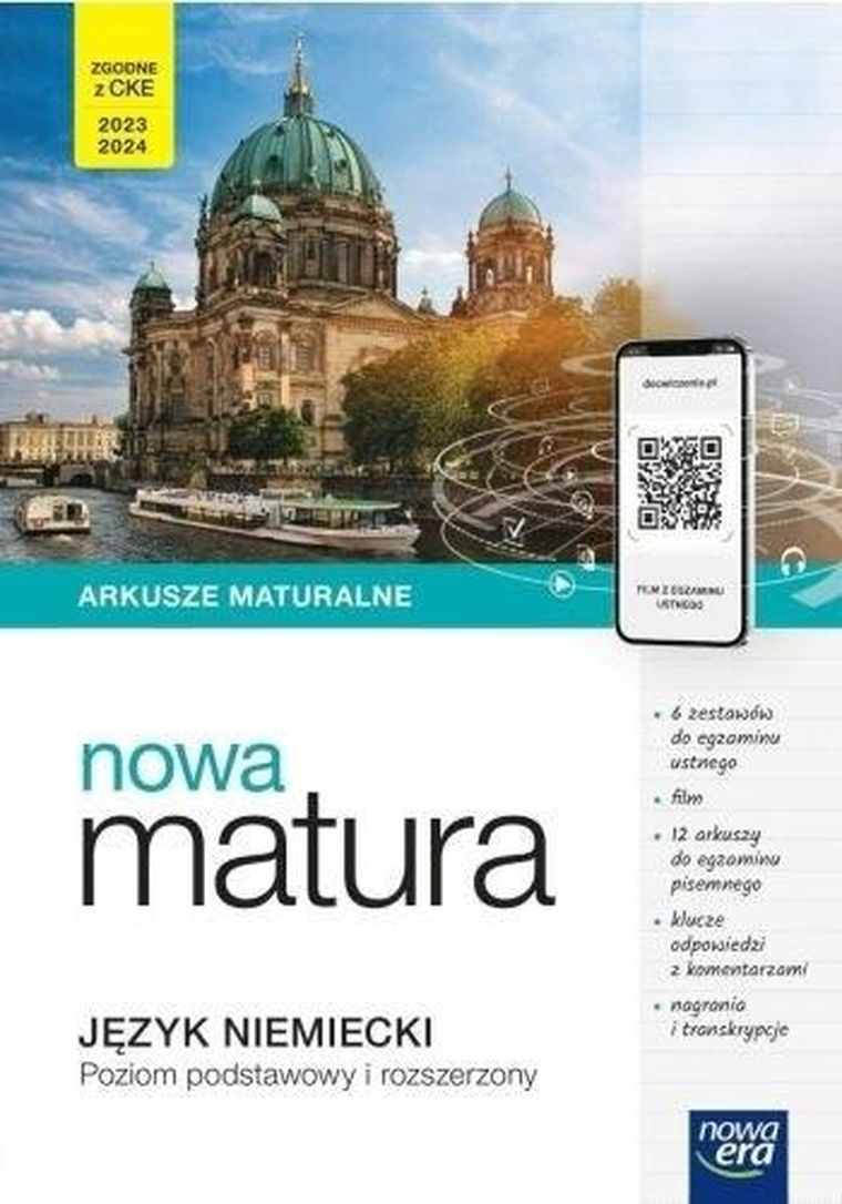 Nowa Teraz matura. Język niemiecki. Arkusze. Zakres podstawowy i rozszerzony