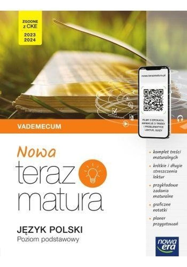 Nowa Teraz matura. Język polski. Vademecum. Zakres podstawowy