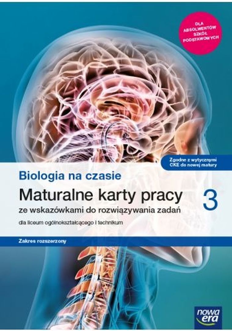 Nowe biologia na czasie. Karty pracy maturalne 3 liceum i technikum.. Zakres rozszerzony