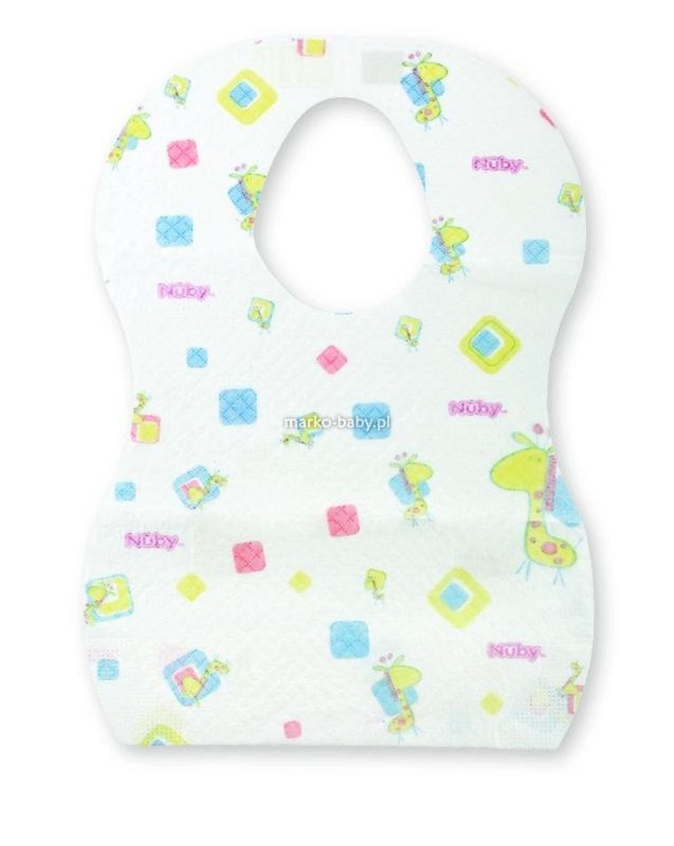 Nuby, jednorazowe śliniaki, 10 szt.