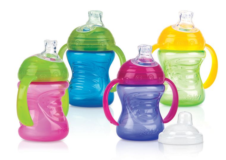 Nuby, kubek niekapek, z dwoma uchwytami, 240 ml