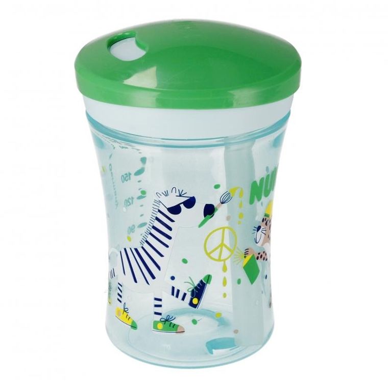 Nuk, Action Cup, kubek, 12m+, zielony, 230 ml