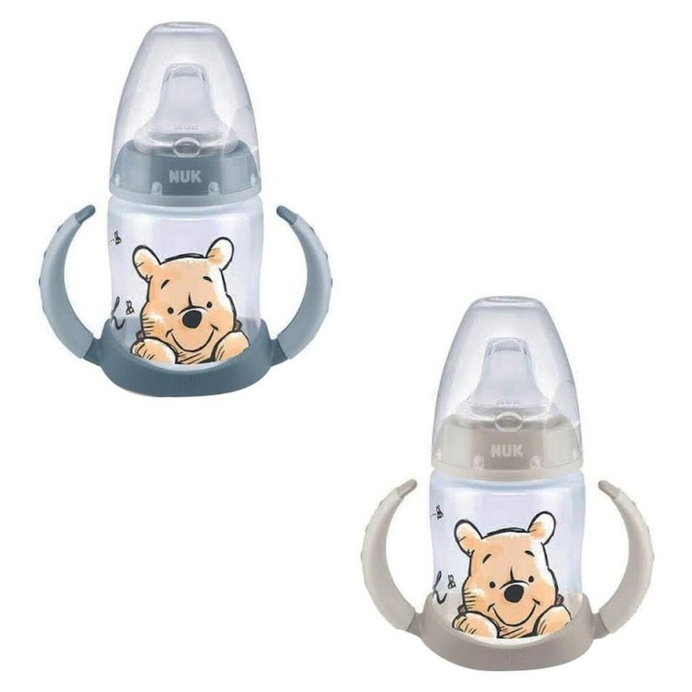 Nuk, Kubuś Puchatek, First, butelka z uchwytem, 6-18m, 150 ml, 1 szt.