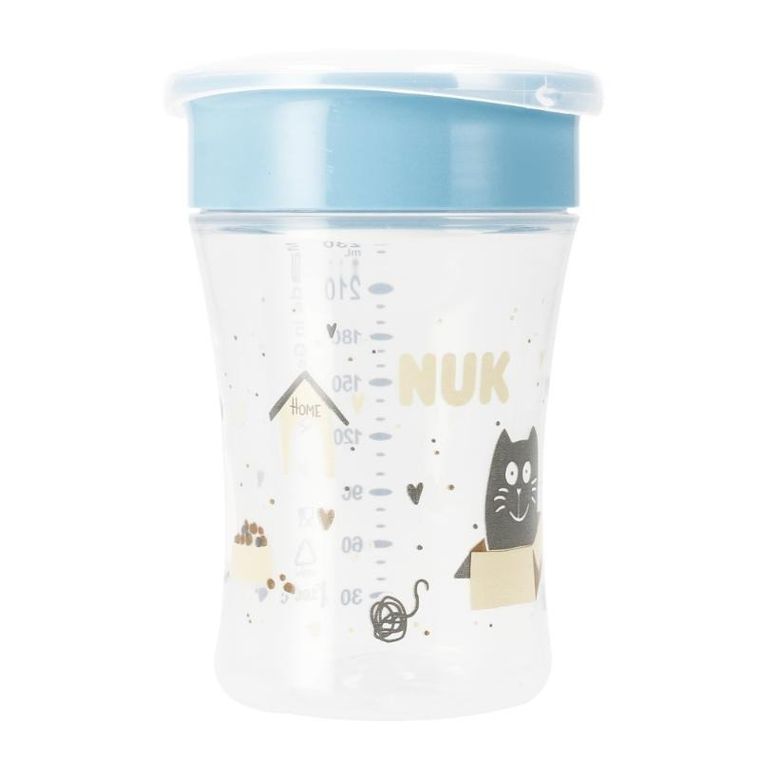 Nuk, Magic Cup, kubek, 8m+, niebieski, 230 ml