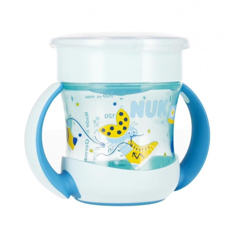 Nuk, Mini Magic Cup, kubek, 6m+, niebieski, 160 ml