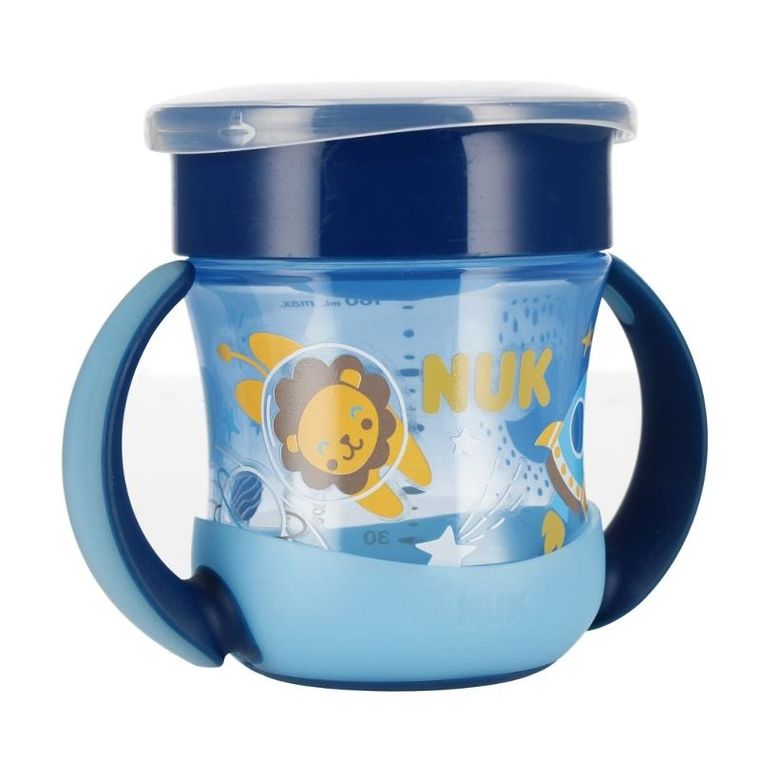 Nuk, Mini Magic Cup, kubek, 6m+, niebieski, 160 ml