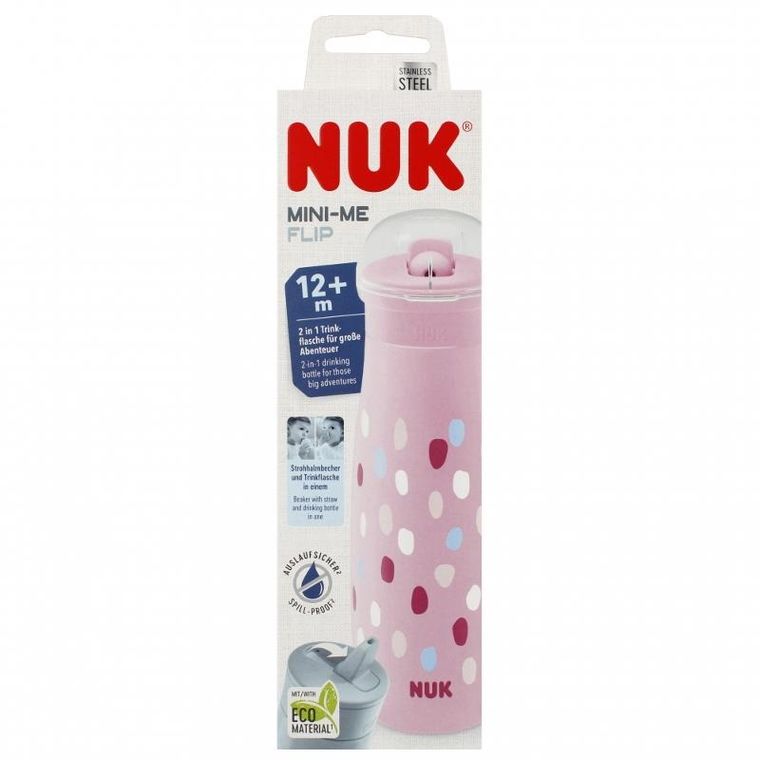 Nuk, Mini-Me, kubek, 12m+, fioletowy, 450 ml