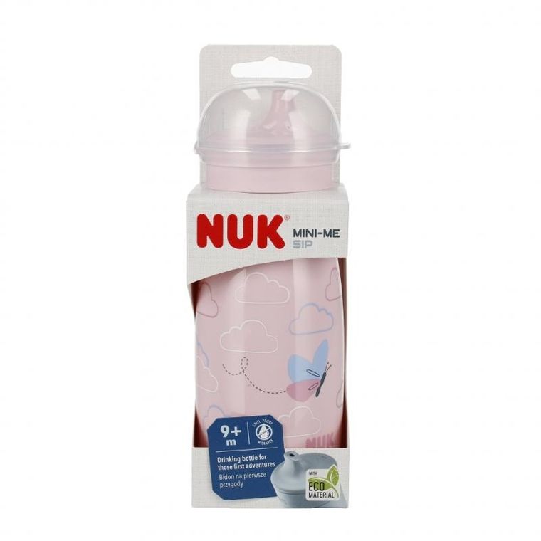 Nuk, Mini-Me, Sip, kubek, 9m+, różowy, 300 ml