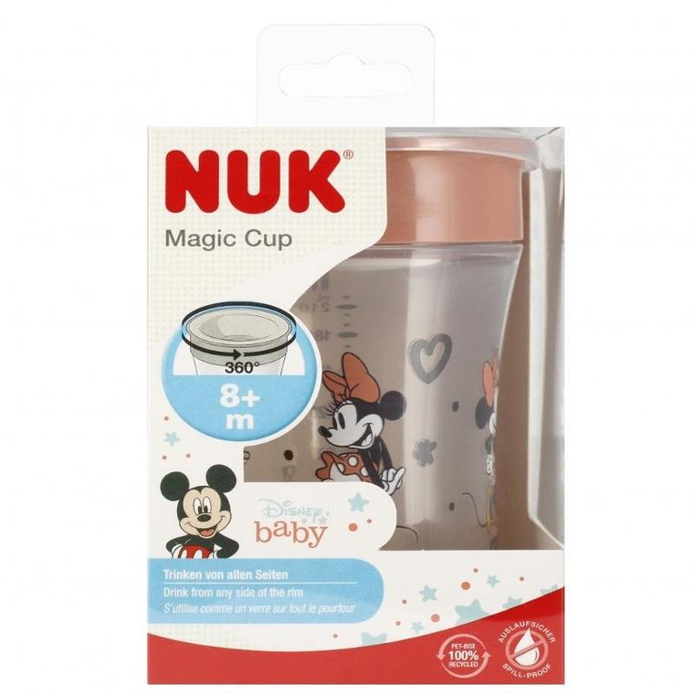Nuk, Myszka Miki, Magic Cup, kubek, 8m+, Miki czerwony, 230 ml