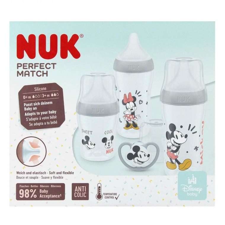 Nuk, Myszka Miki, Perfect Match, zestaw startowy