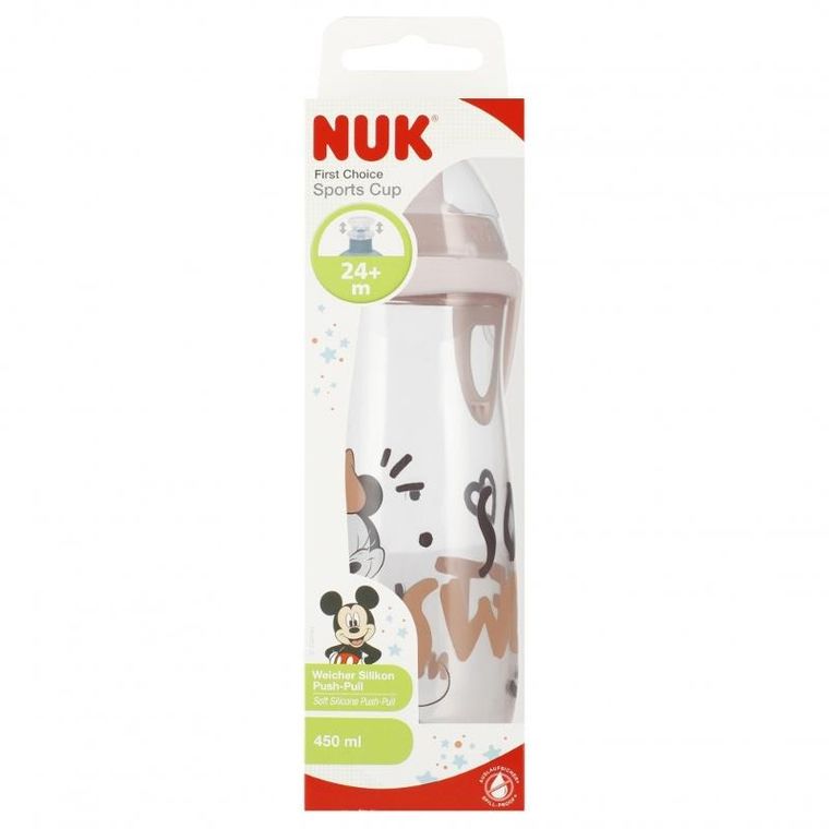 Nuk, Myszka Minnie, Sports Cup, kubek, 24m+, 450 ml