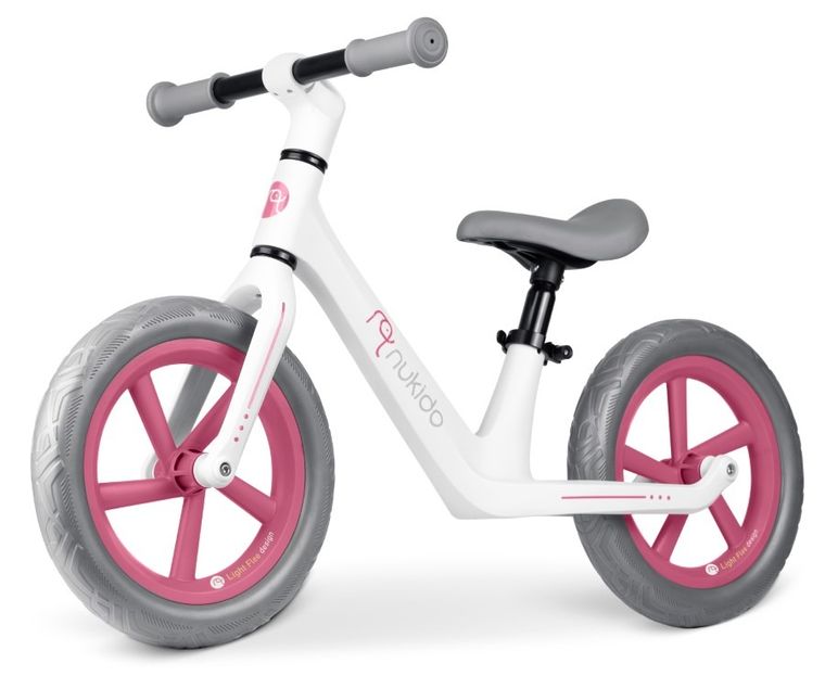 Nukido, Light Flee, rowerek biegowy dla dzieci, biały