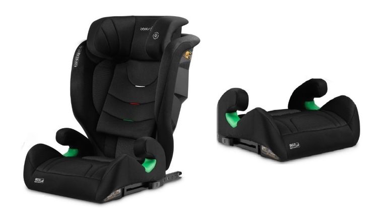 Nukido, Louis Soft, fotelik samochodowy, czarny, 15-36 kg