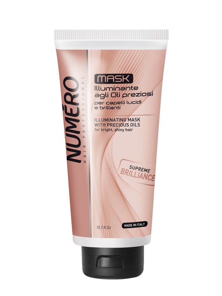 Numero, Illuminating Mask, With Precious Oils, nabłyszczająca maska z drogocennymi olejkami, 300 ml