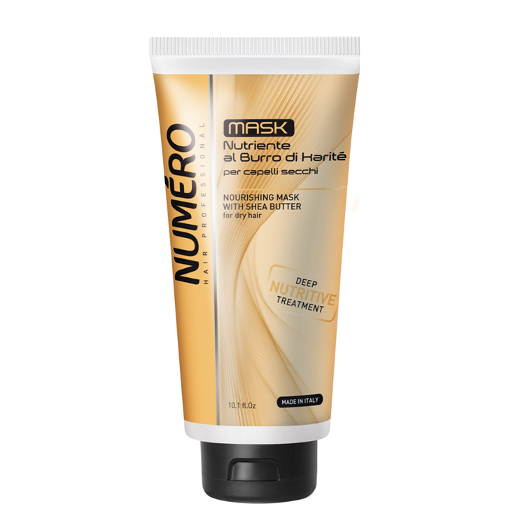 NUMERO, Nourishing Mask With Shea Butter, odżywiająca maska z masłem shea, 300 ml