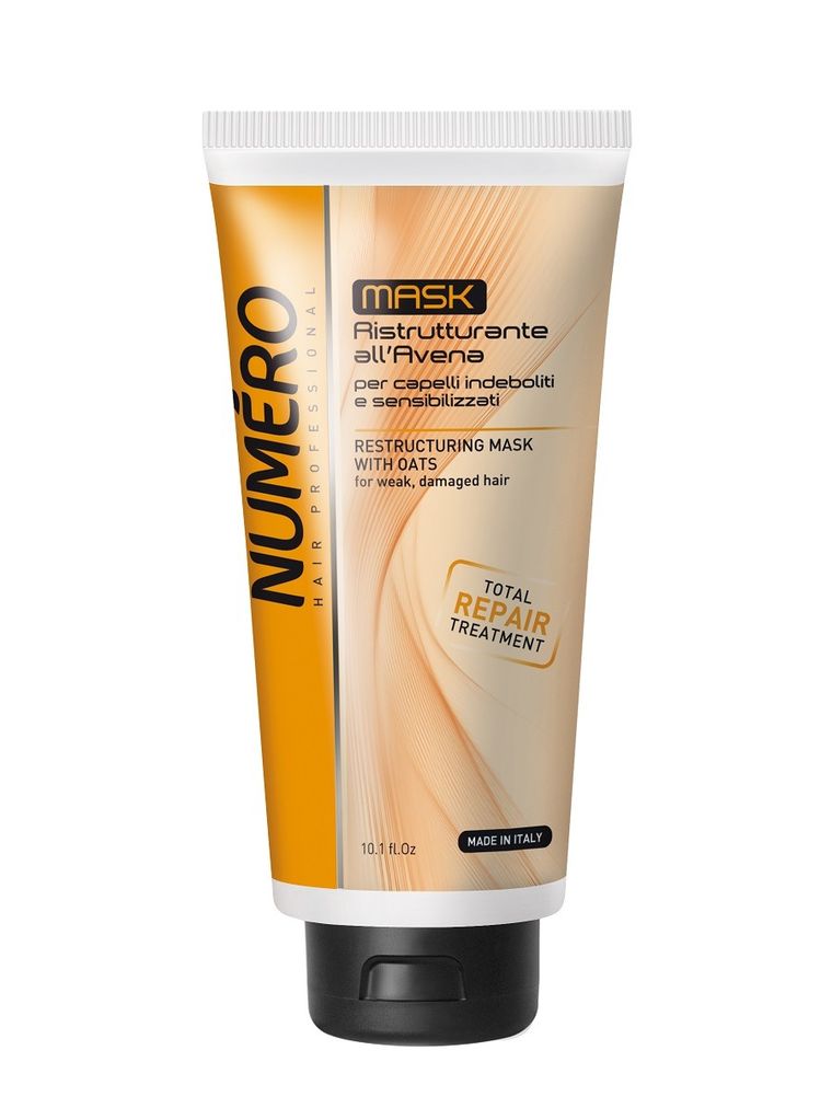 Numero, Restructuring Mask, With Oats, restrukturyzująca maska z owsem, 300 ml