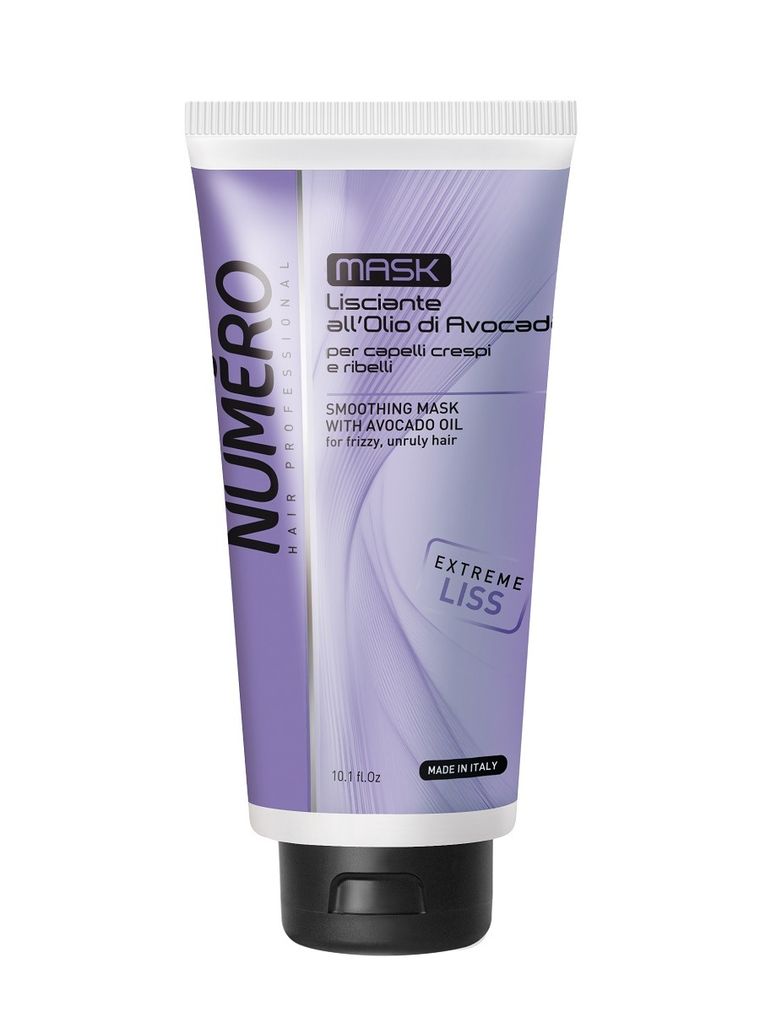 Numero, Smoothing Mask, With Avocado Oil, wygładzająca maska z olejkiem z awokado, 300 ml