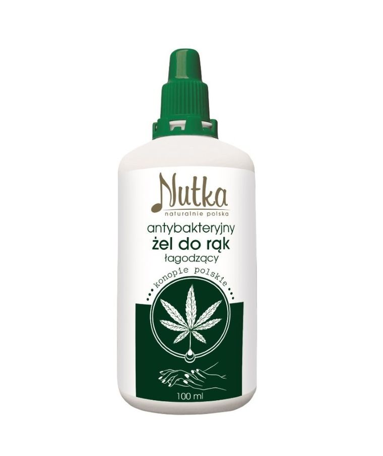 Nutka, Konopie Polskie, antybakteryjny żel do rąk łagodzący, 100 ml