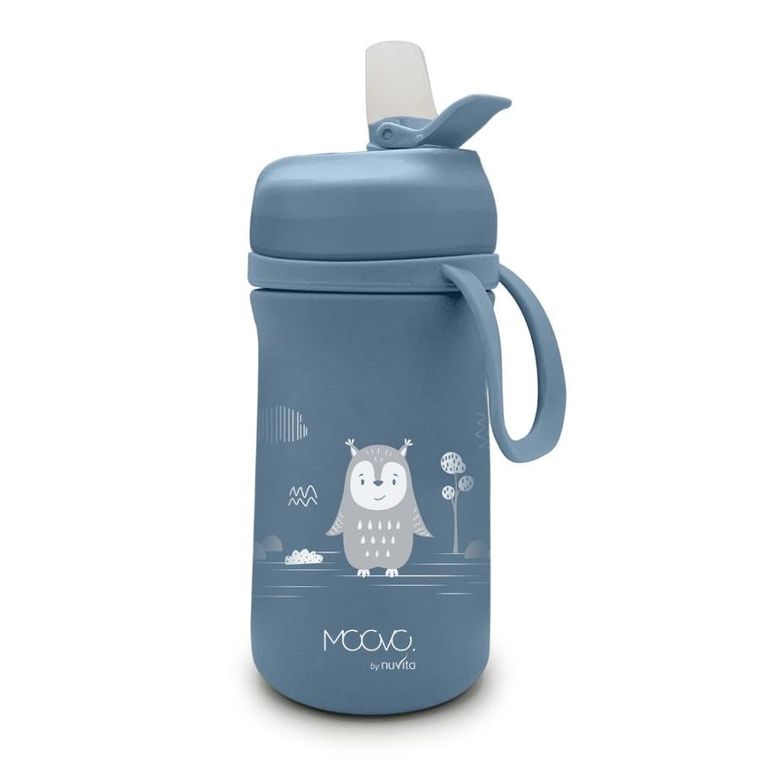 Nuvita, bidon termiczny z ustnikiem, powder blue, 350 ml
