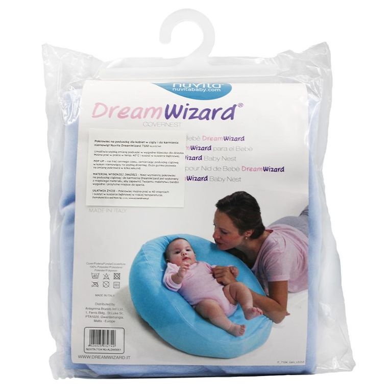 Nuvita, pokrowiec na poduszkę dokarmienia, niebieski