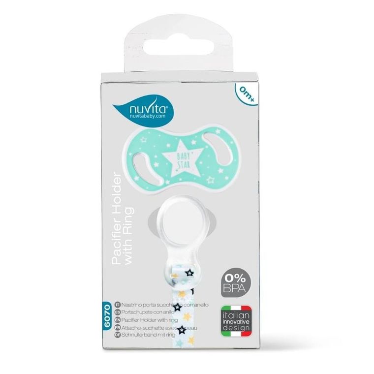 Nuvita, zawieszka do smoczka, zielona