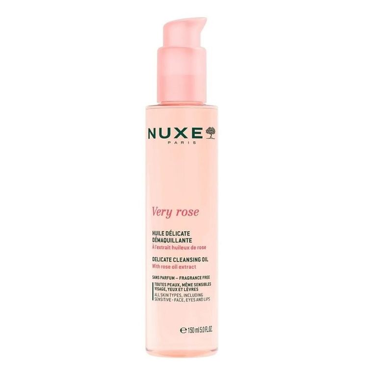 Nuxe, Very Rose, delikatny olejek do demakijażu, 150 ml