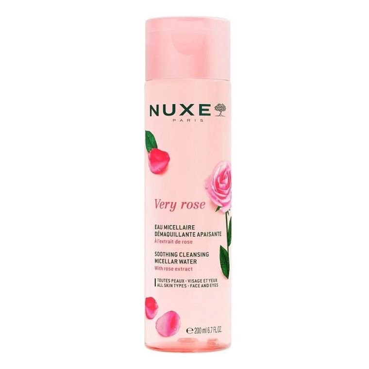 Nuxe, Very Rose, łagodząca woda micelarna, 200 ml