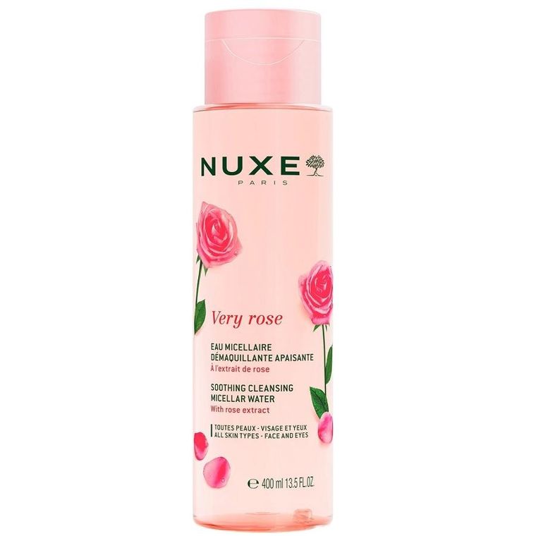 Nuxe, Very Rose, łagodząca woda micelarna, 400 ml