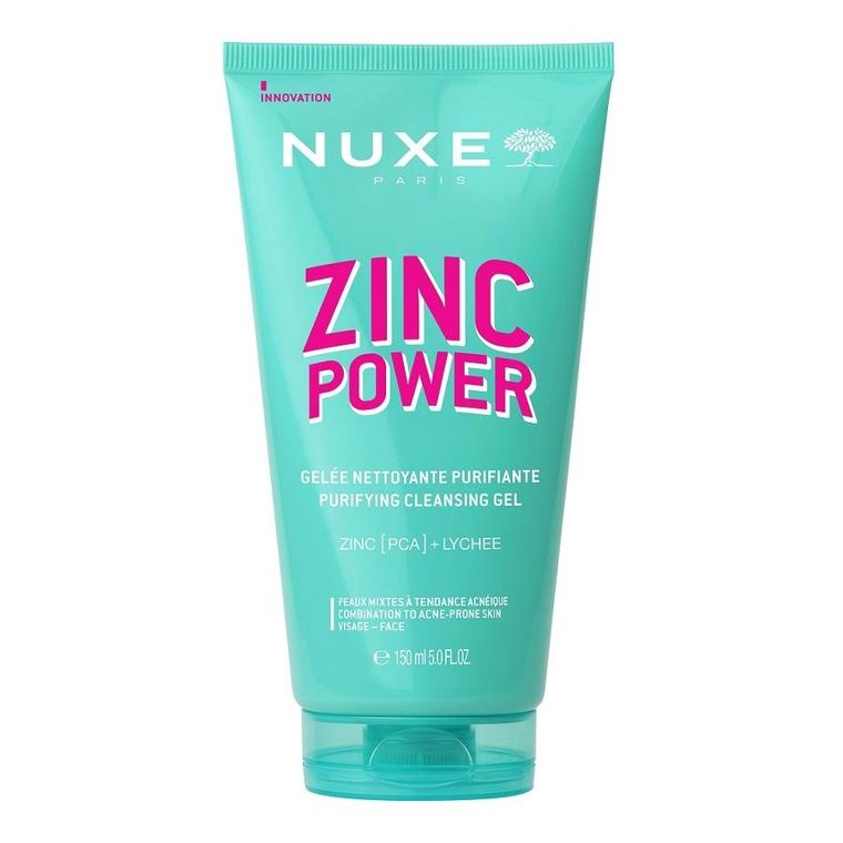 Nuxe, Zinc Power, oczyszczający żel do mycia twarzy, 150 ml