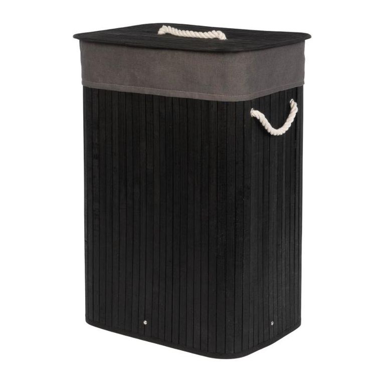 Nuxio, Sade, bambusowy kosz na pranie, 80l