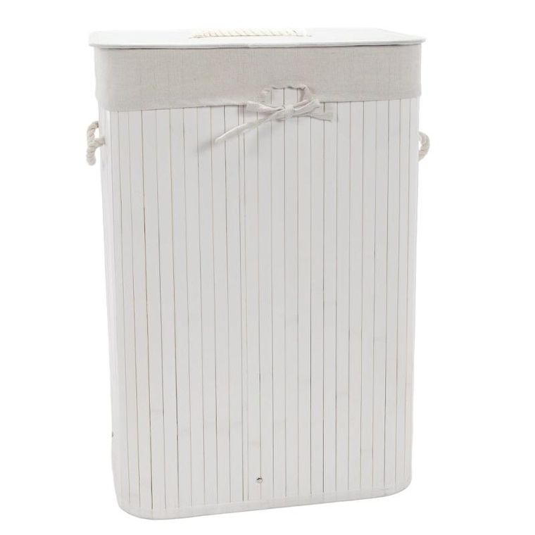 Nuxio, Zora, bambusowy kosz na pranie, 72l