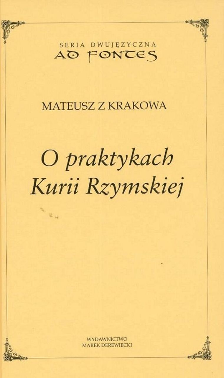 O praktykach Kurii Rzymskiej