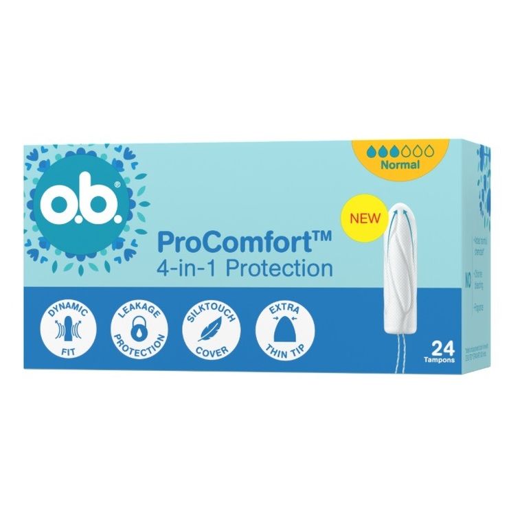 O.B., ProComfort Normal, tampony, 24 szt.