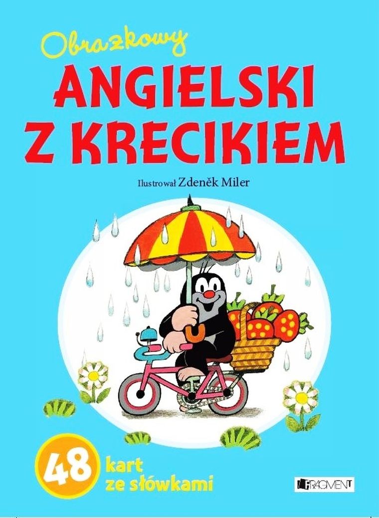 Obrazkowy angielski z krecikiem. 48 kart ze słówkami