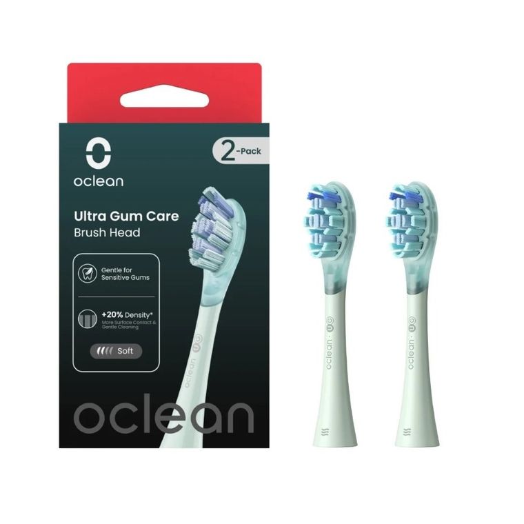 Oclean, Ultra Gum Care, końcówki do szczoteczki, miętowy, 2 szt.