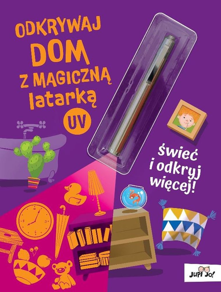 Odkrywaj dom z magiczną latarką UV
