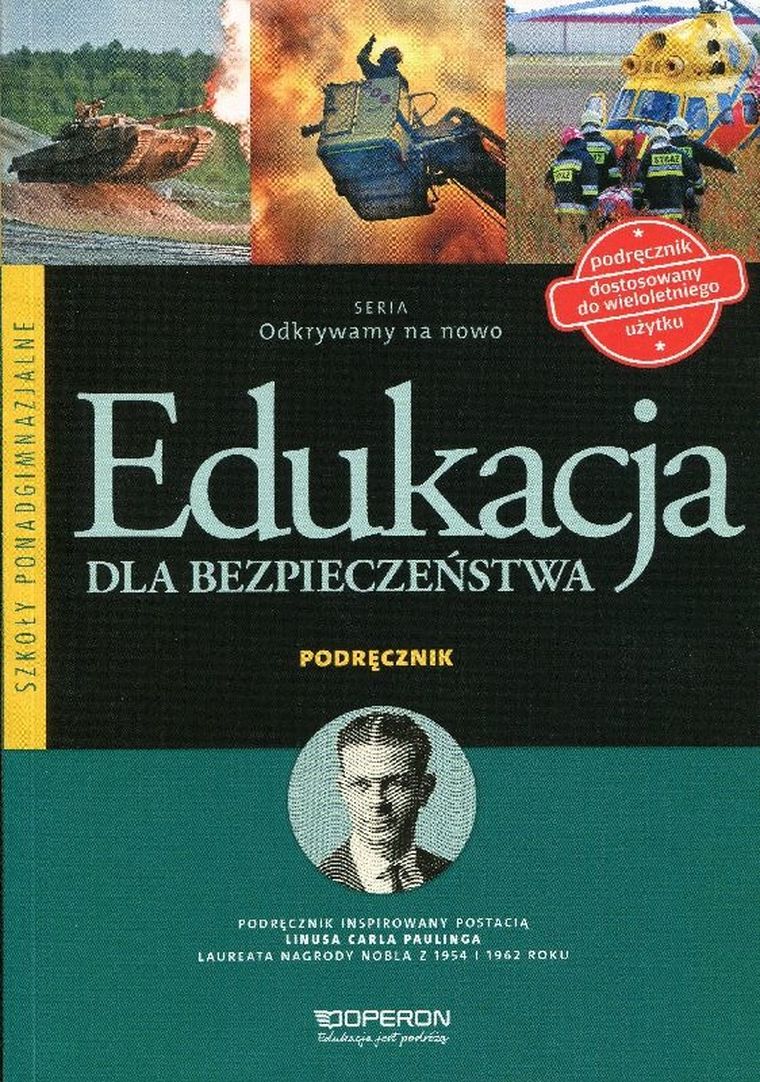 Odkrywamy na nowo. Edukacja dla bezpieczeństwa. Podręcznik
